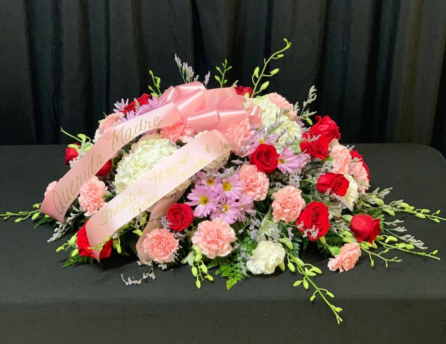 Lady Love Half Casket Spray