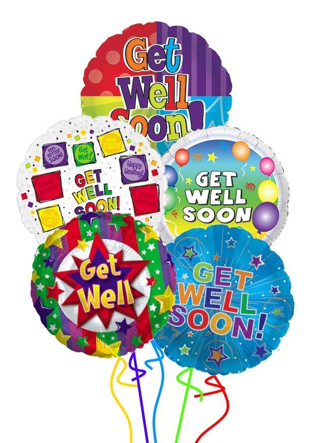 Uplift spirits, send healing wishes Shop Get Well Balloon Bouquets now!
