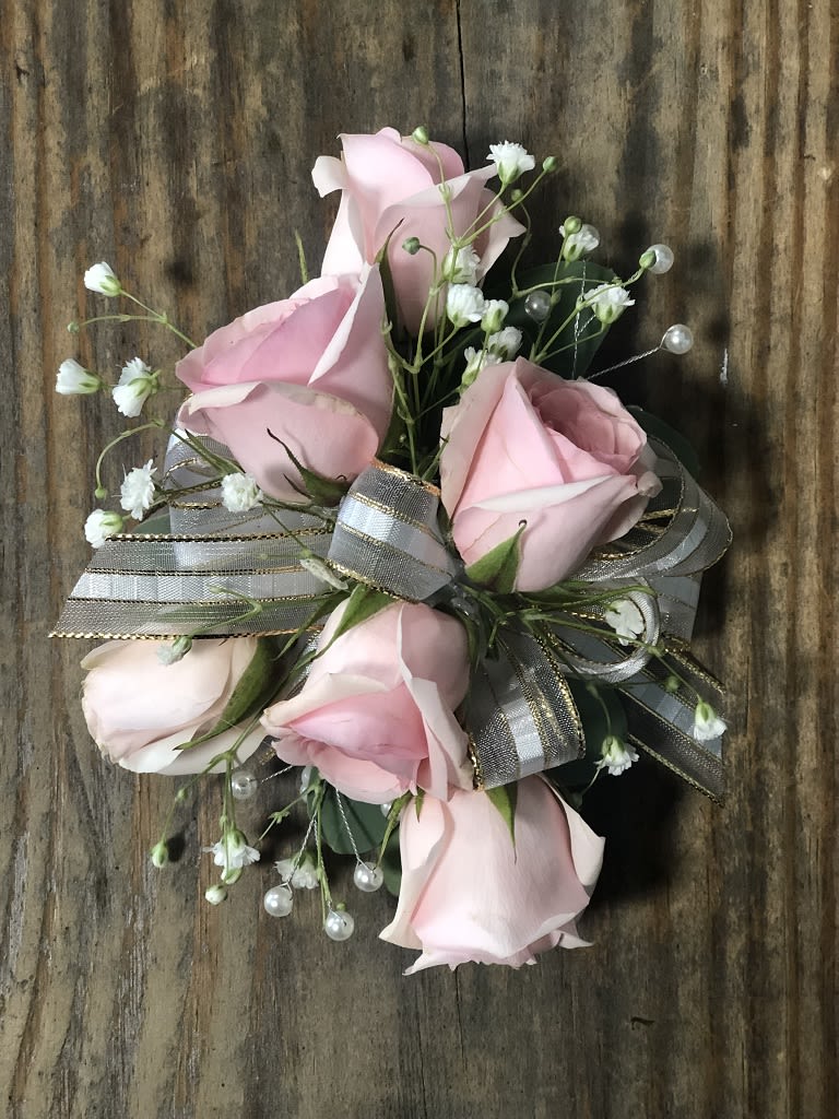 Classic Pink Sweetheart Corsage Flower Bouquet