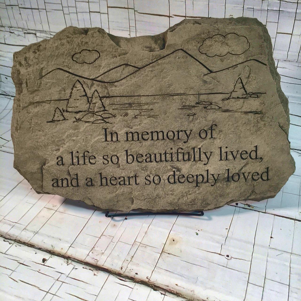 Beautifully Lived Memory Stone