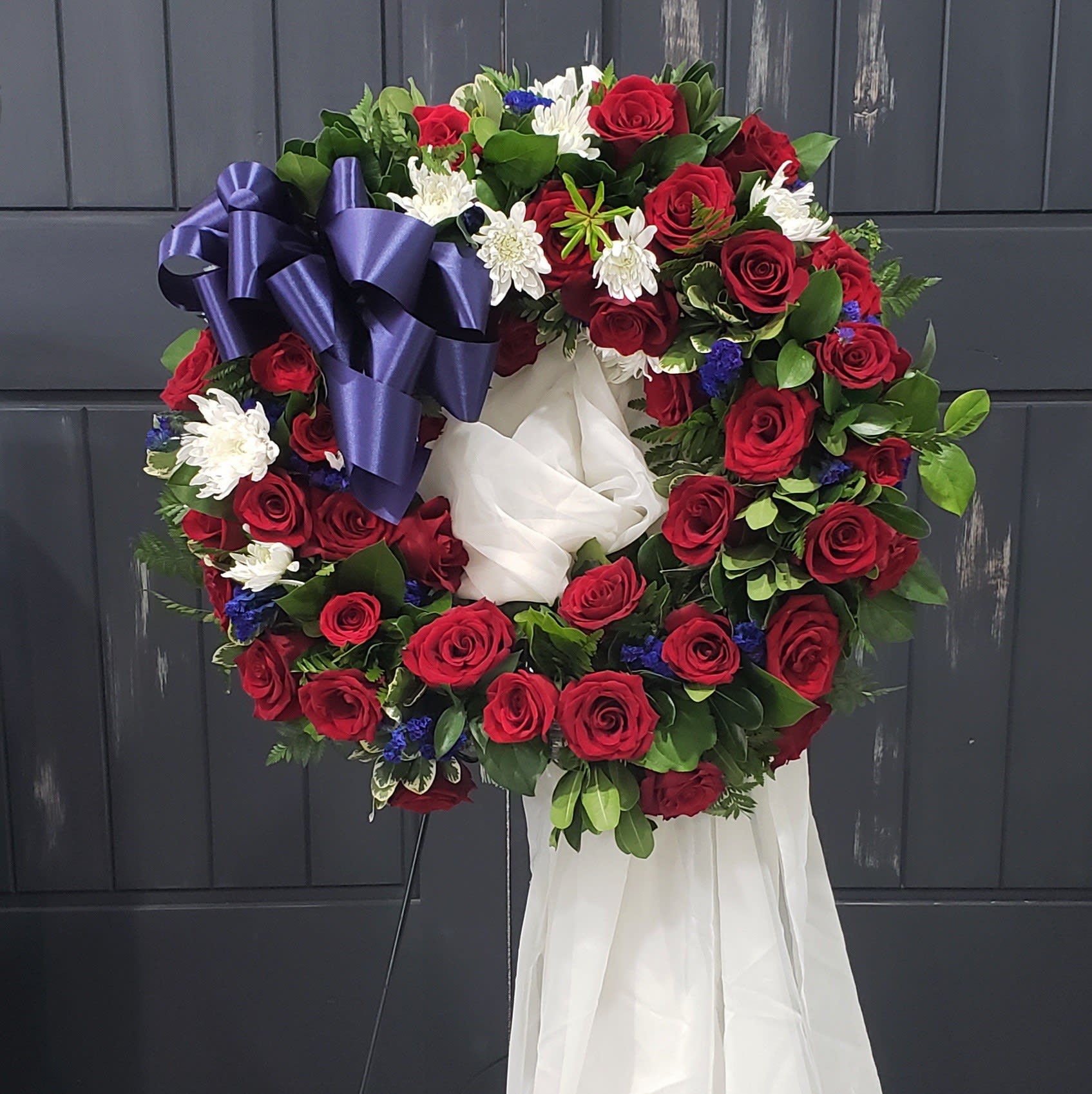 Memories of a Patriot Easel Wreath