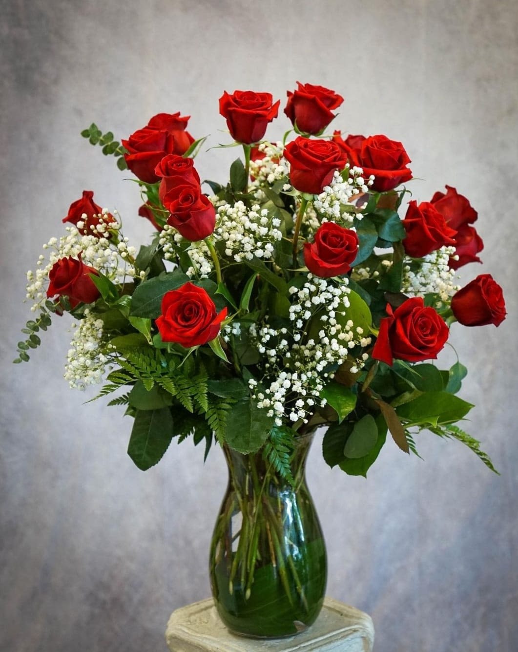 24 Long Stem Red Roses