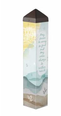 Peace and Calm 20" Art Pole Flower Bouquet