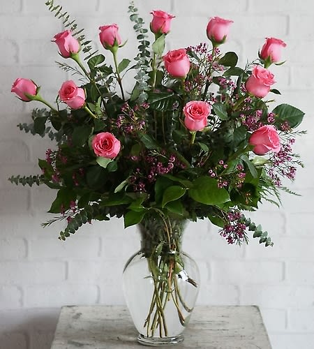 Ultimate Pink Roses Flower Bouquet