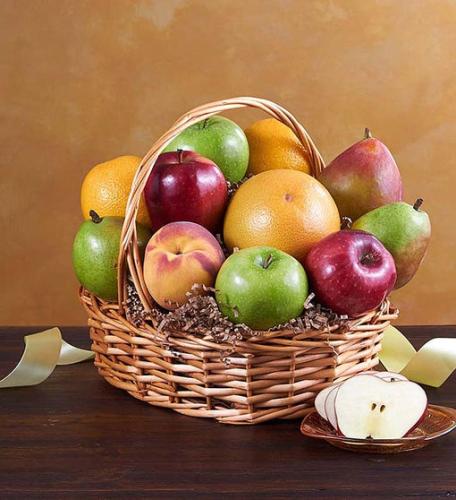 All Fruit Basket Flower Bouquet