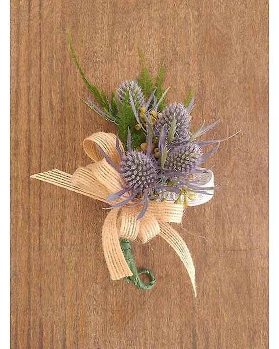 Thistle Corsage Flower Bouquet