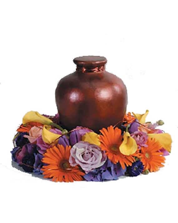 Summer Cremation Wreath