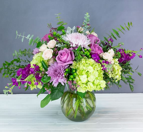 Purple Rain Flower Bouquet