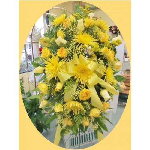 Bright Yellow Standing Spray