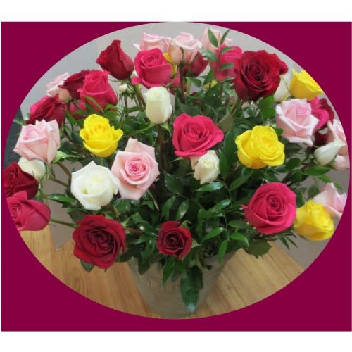 50 Roses Flower Bouquet