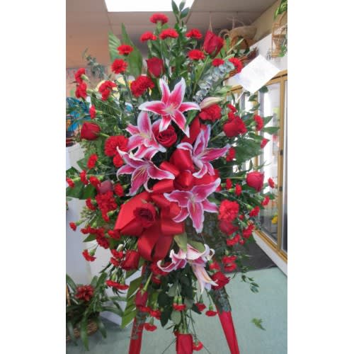Stargazer Standing Spray Flower Bouquet