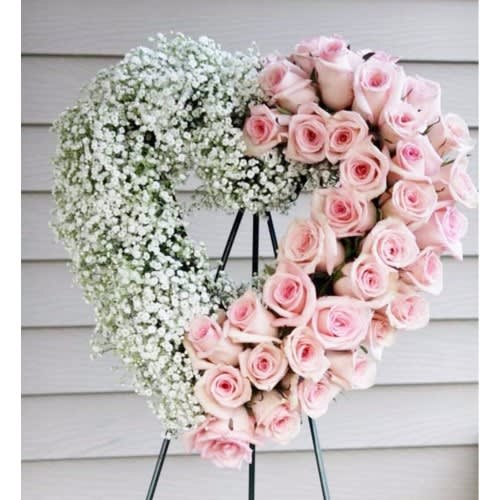 Peace and Serenity Open Heart Pink