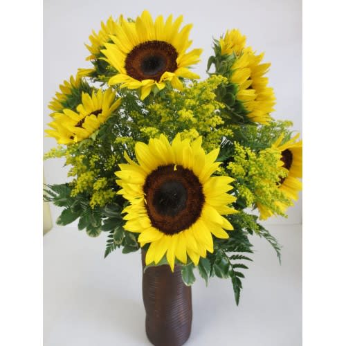 Sun Kissed Sunflowers Flower Bouquet