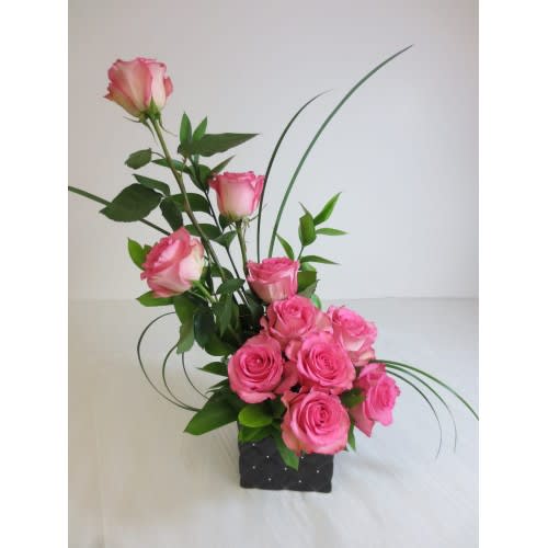 Leaning Tower of Roses Flower Bouquet