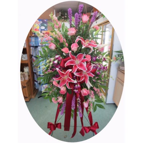 Vibrant Orchid Standing Spray