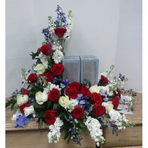 Proud and True Urn Arrangement