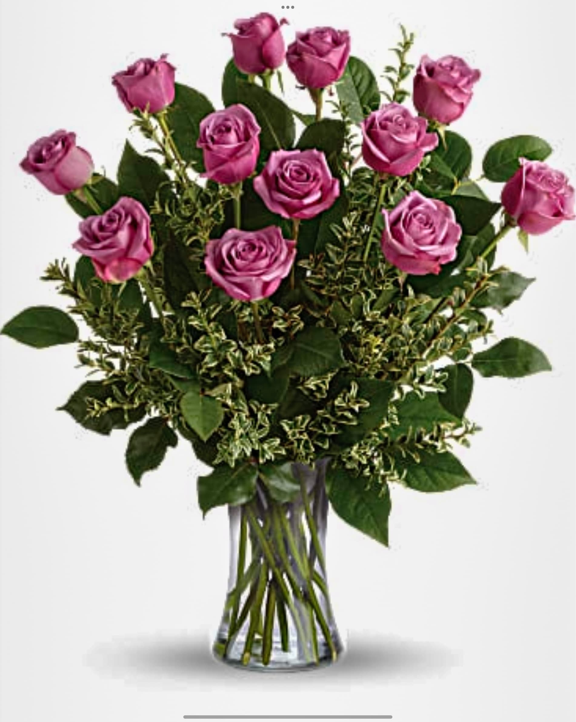 Lavender Roses Arranged Flower Bouquet