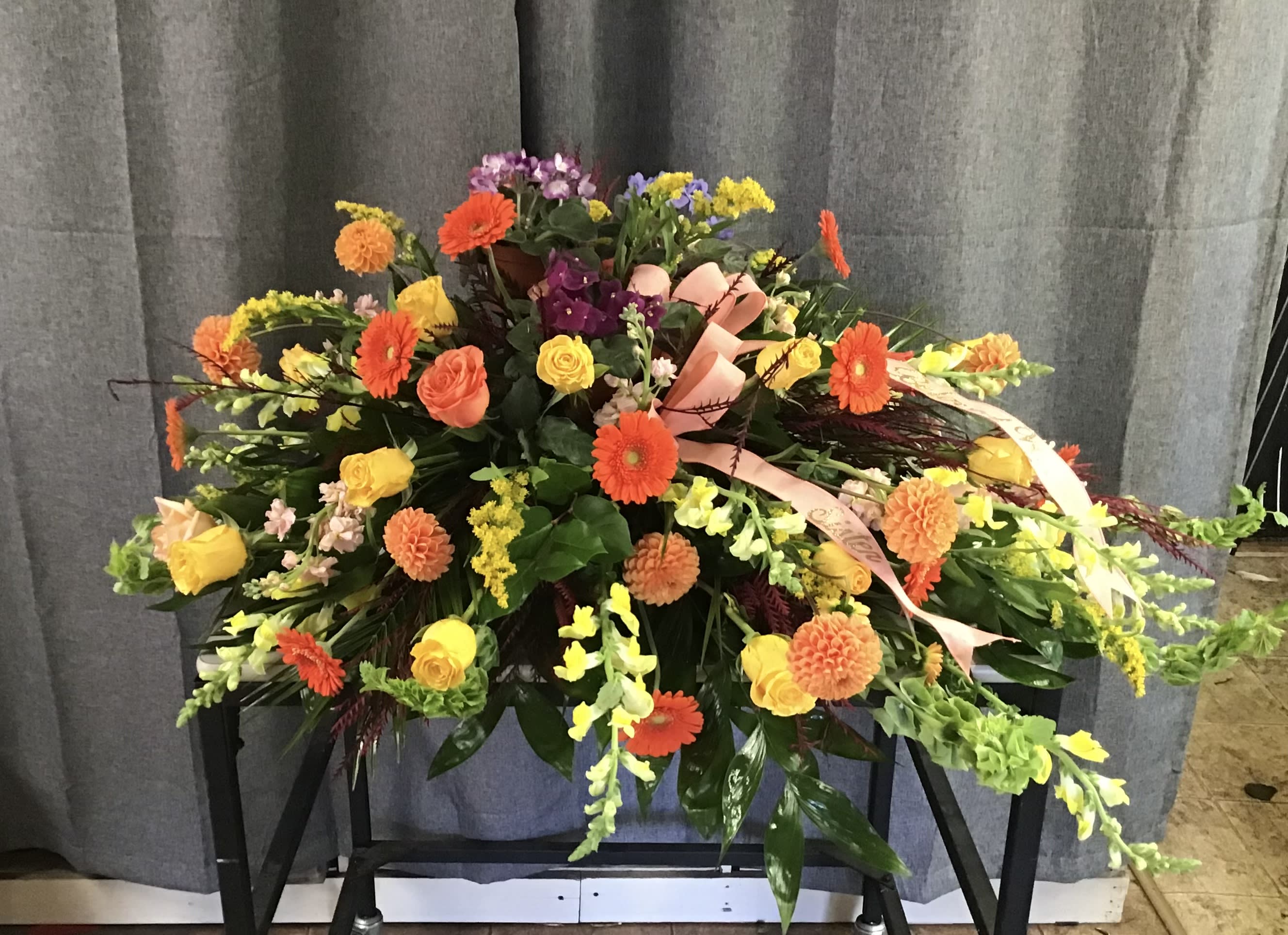 Grand Garden Casket Spray