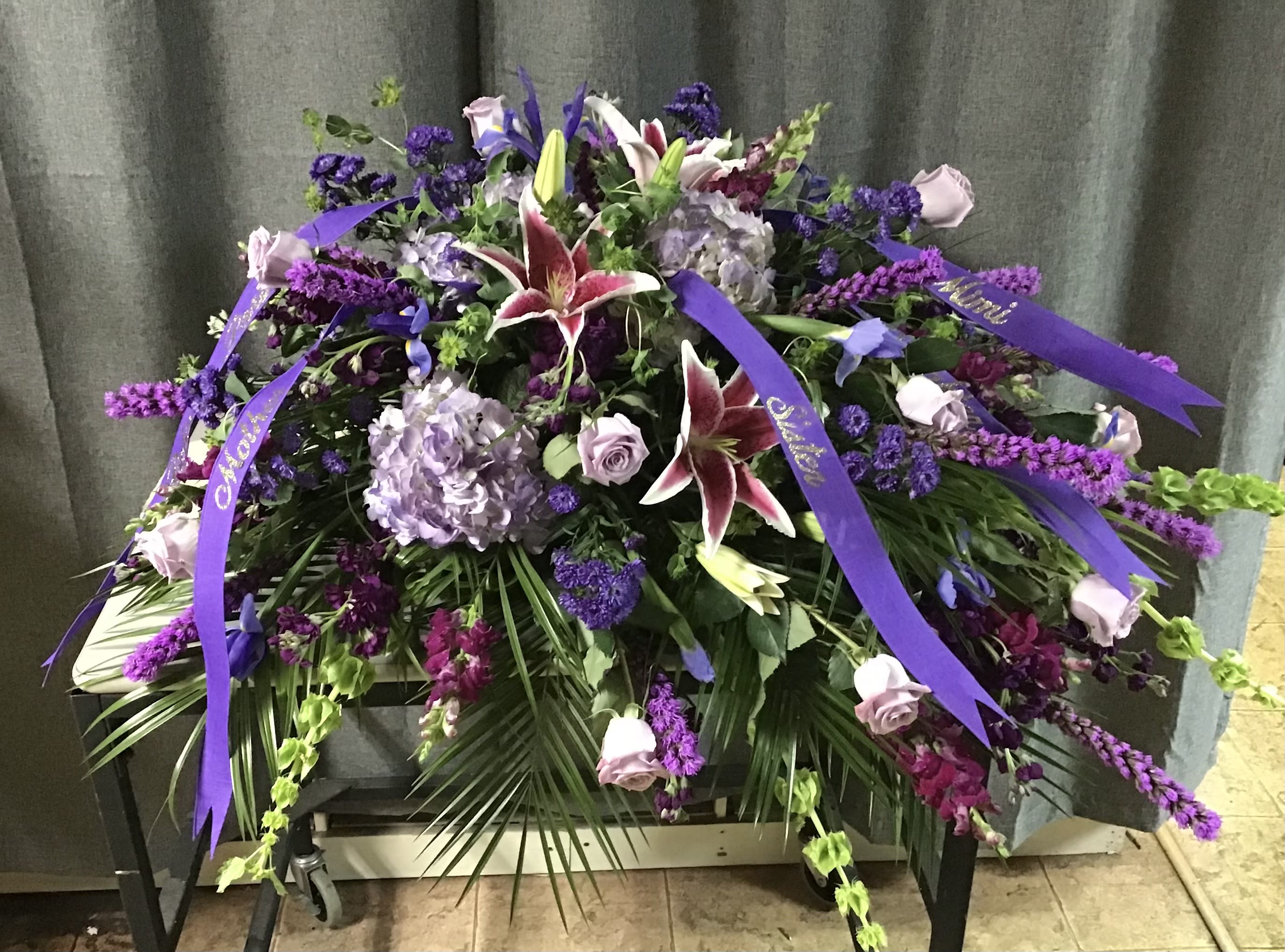 Purple Grandeur Flower Bouquet