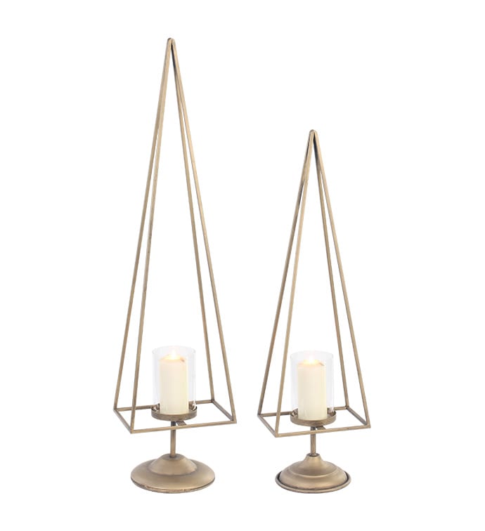 Gold Tree Candleholder - choice of 2 sizes Flower Bouquet