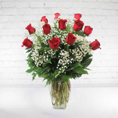 1 DZ RED ROSES