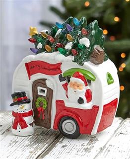 Lighted Holiday Camper