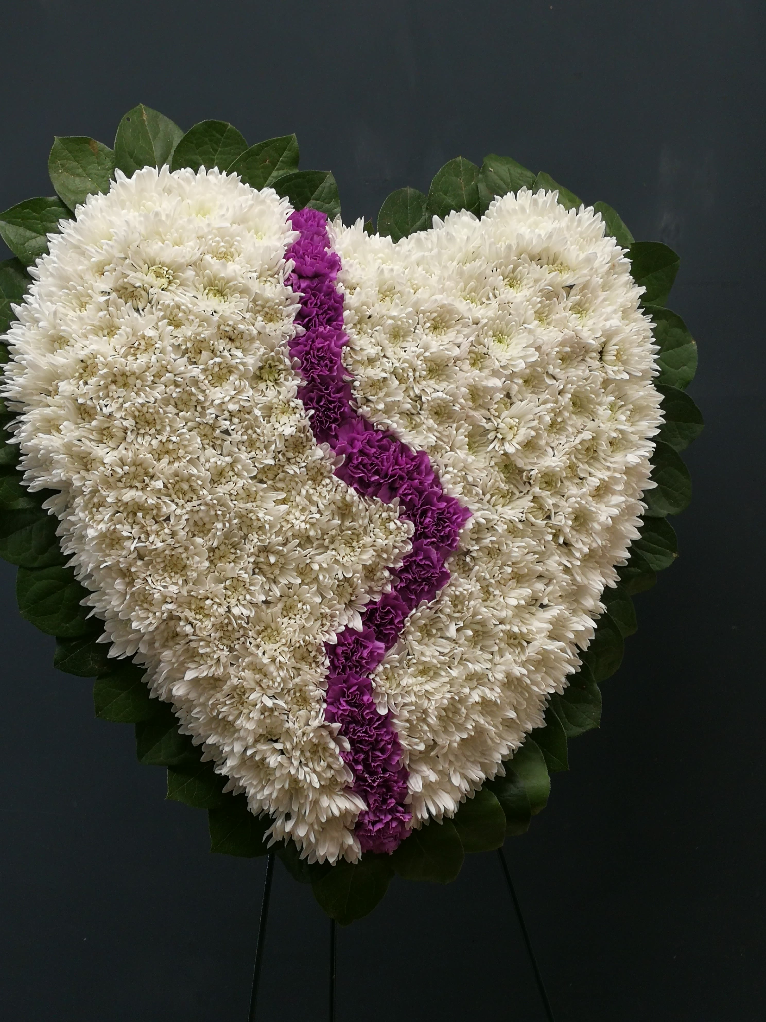 Broken Heart 24" Purple