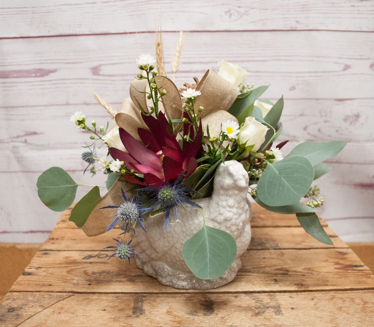 Thankfully Rustic Turkey Arrangement