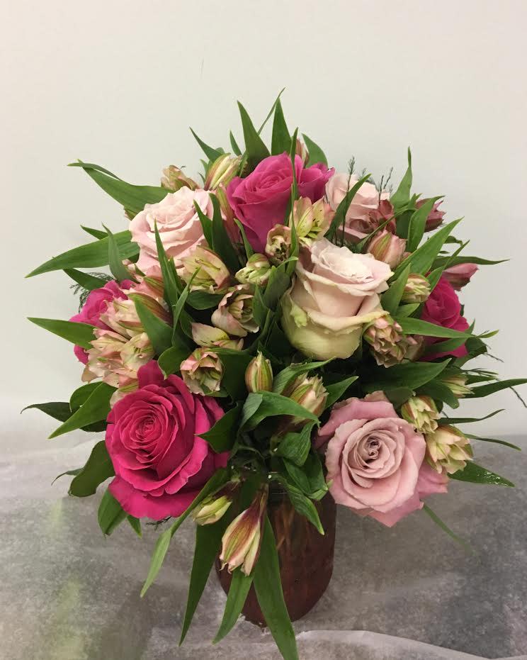 Plush blush Flower Bouquet