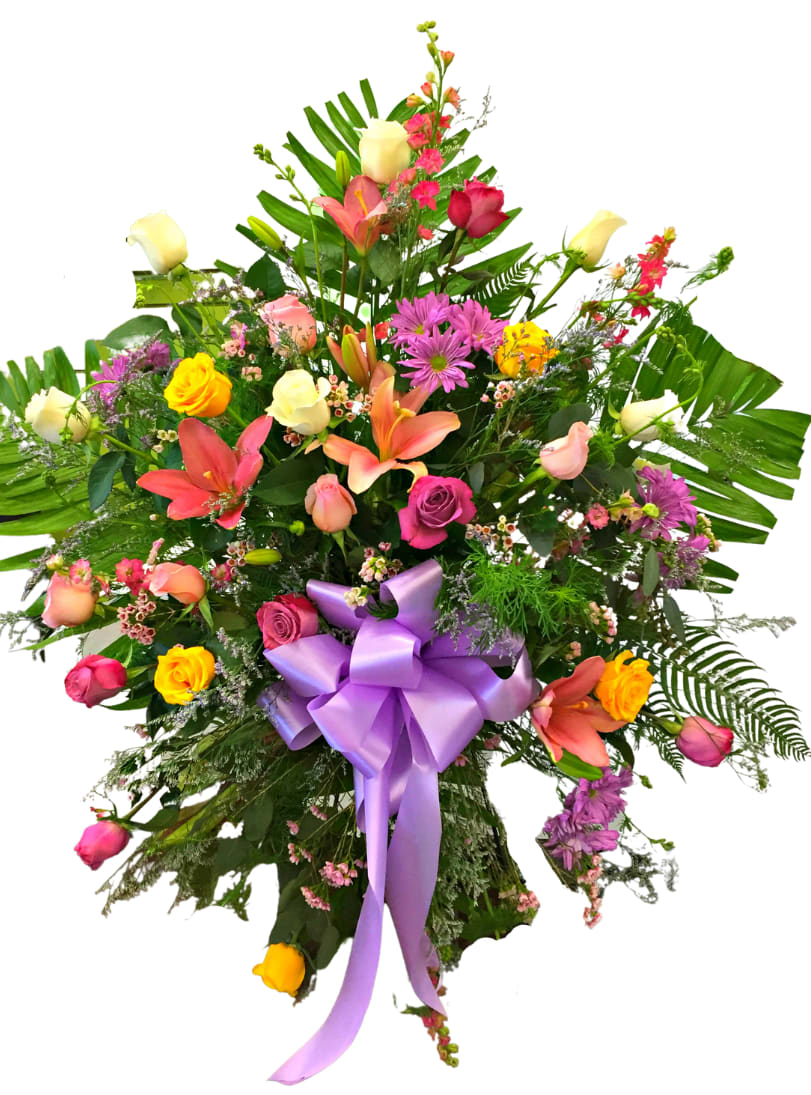 Lavender Garden Spray FS-410 *EASEL INCLUDED*