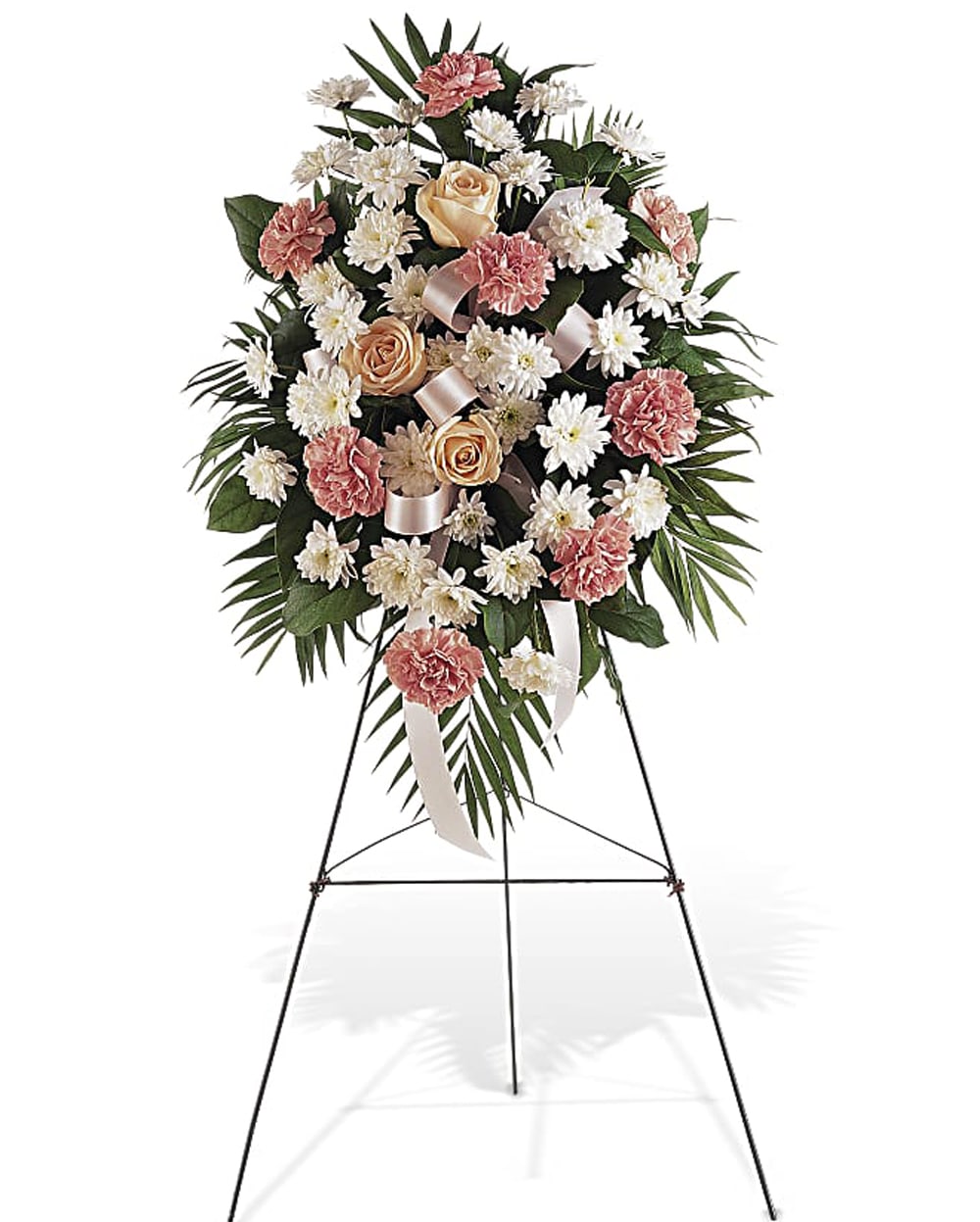 Pink & White Easel Spray