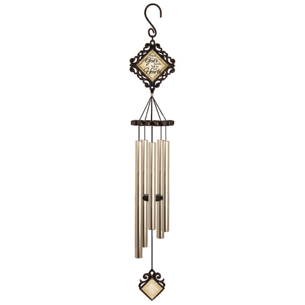 In God's Hands 35" Vintage Wind Chime
