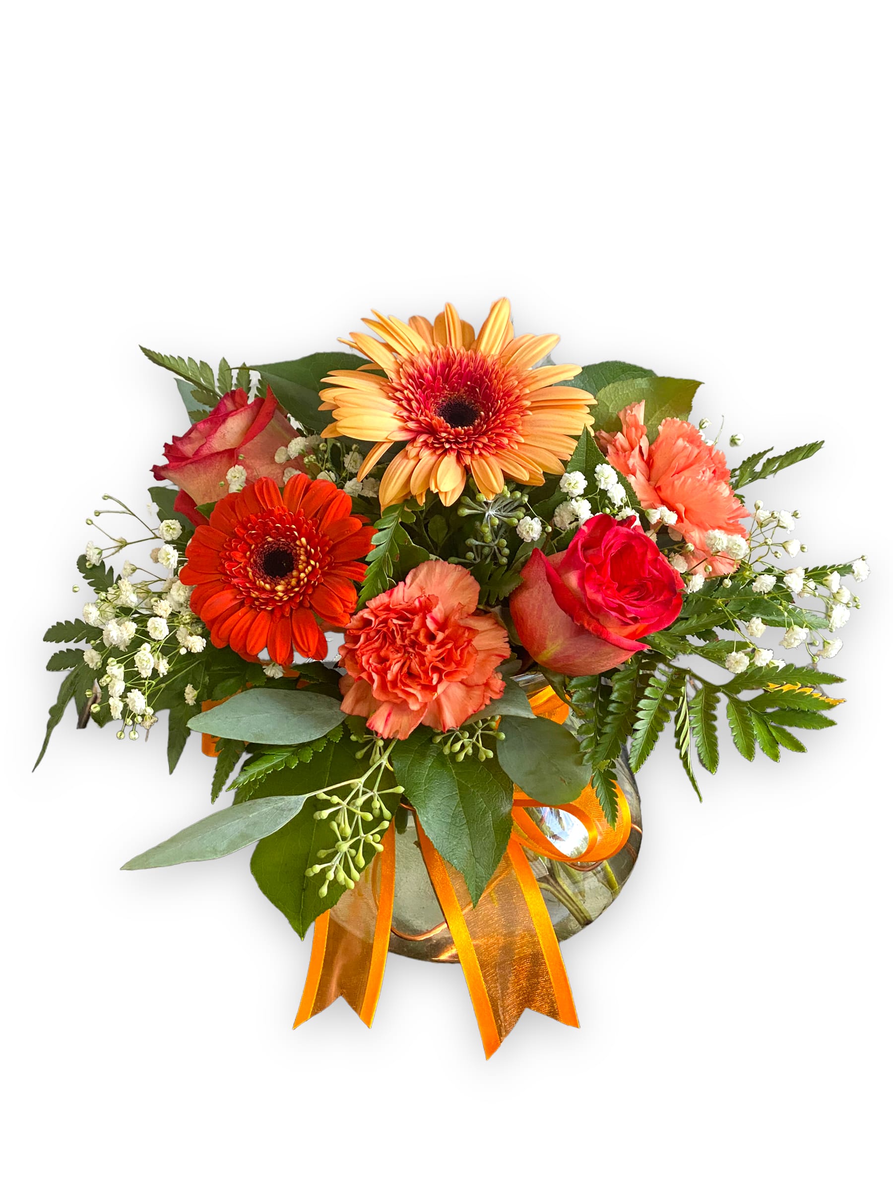 Orange Sherbet Flower Bouquet