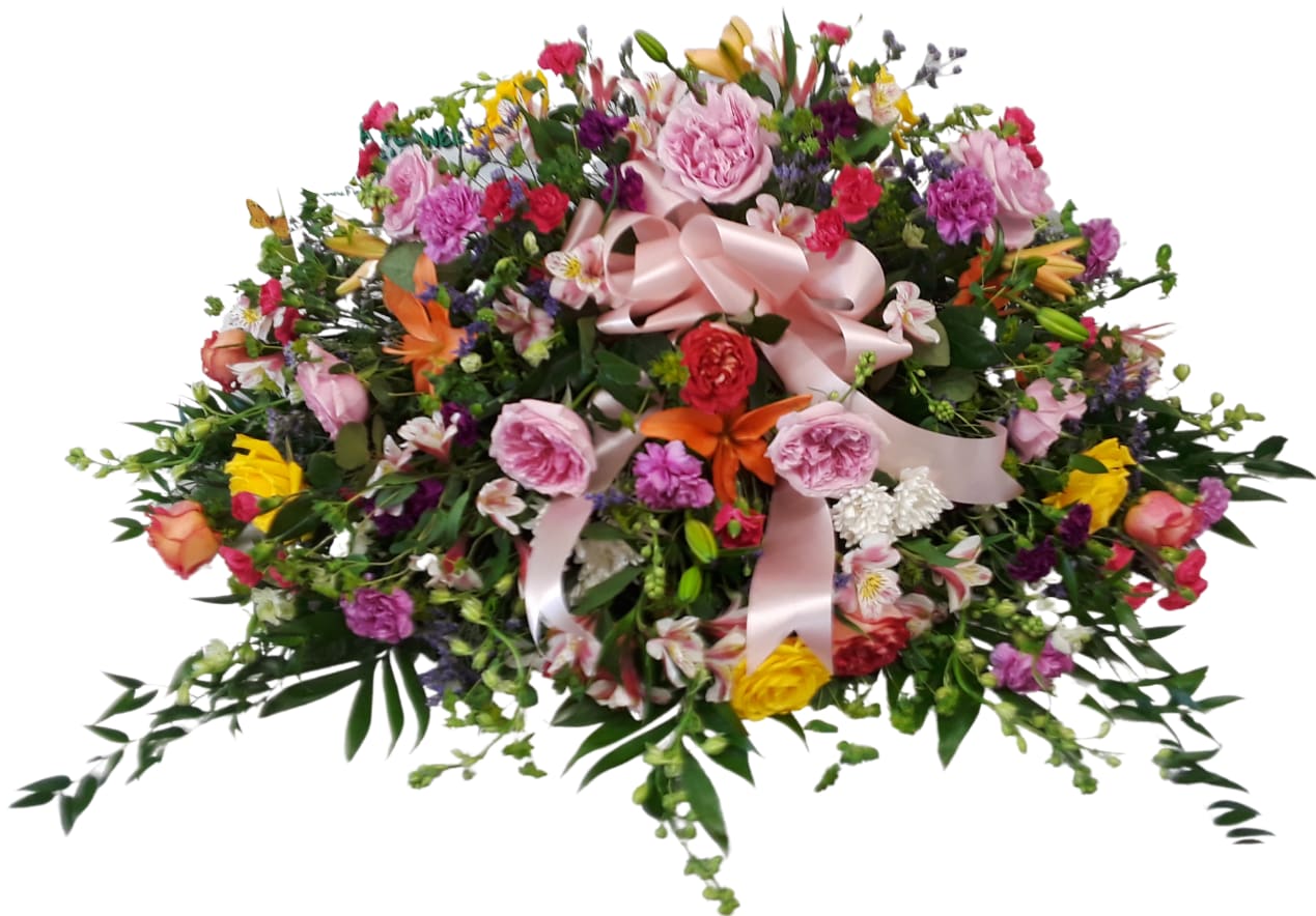 Spring Garden Casket Cover FC-308