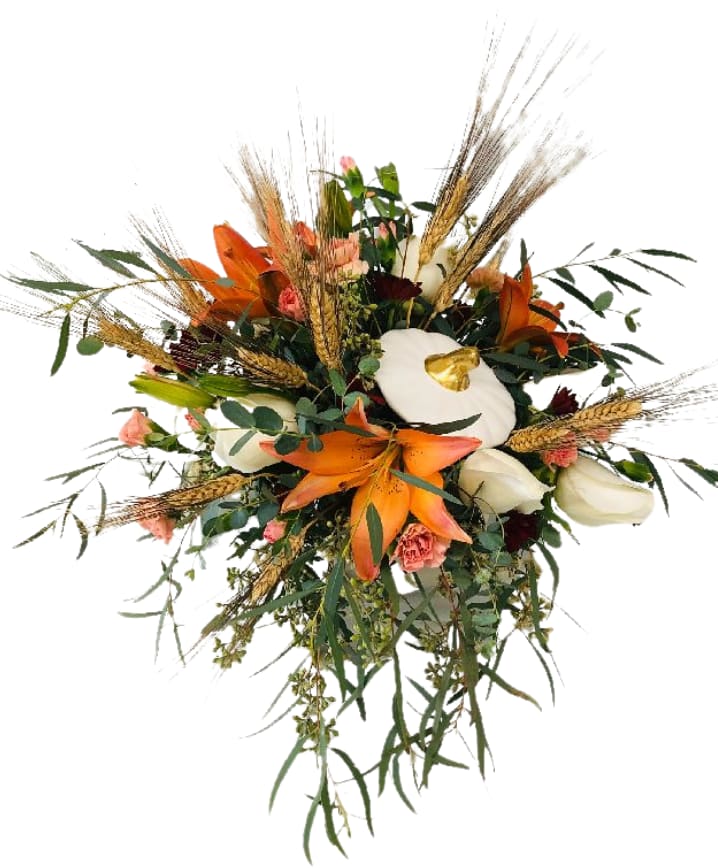 Autumn Radiance Pumpkin IF-891 Flower Bouquet