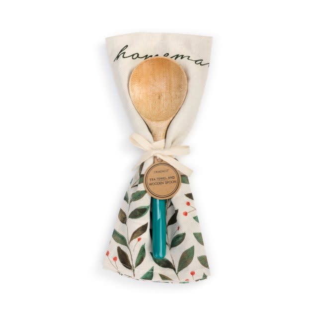 Happiness Kitchen Towel & Utensil Set Flower Bouquet