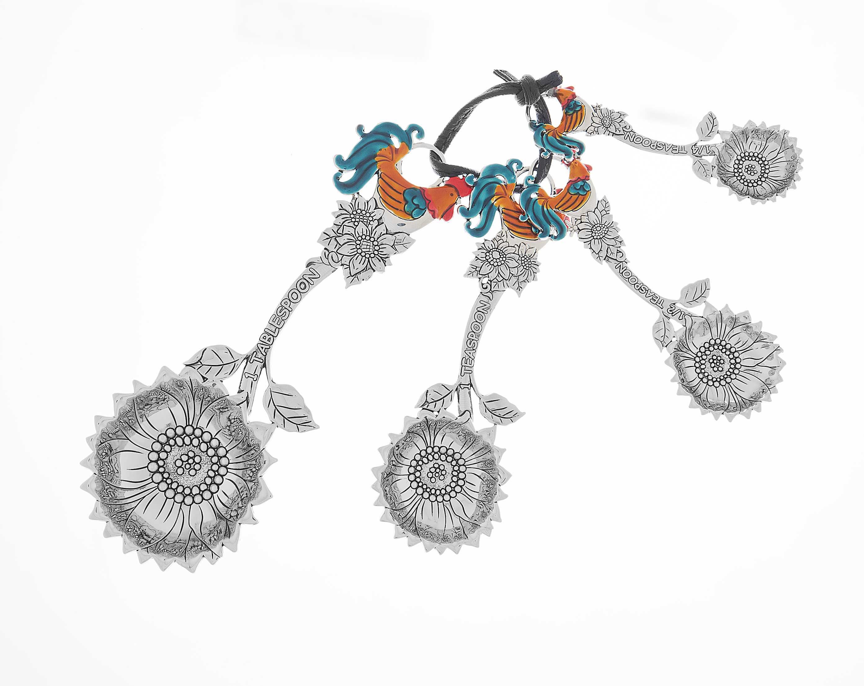 Rooster 4 pc Mini Measure Spoon Set