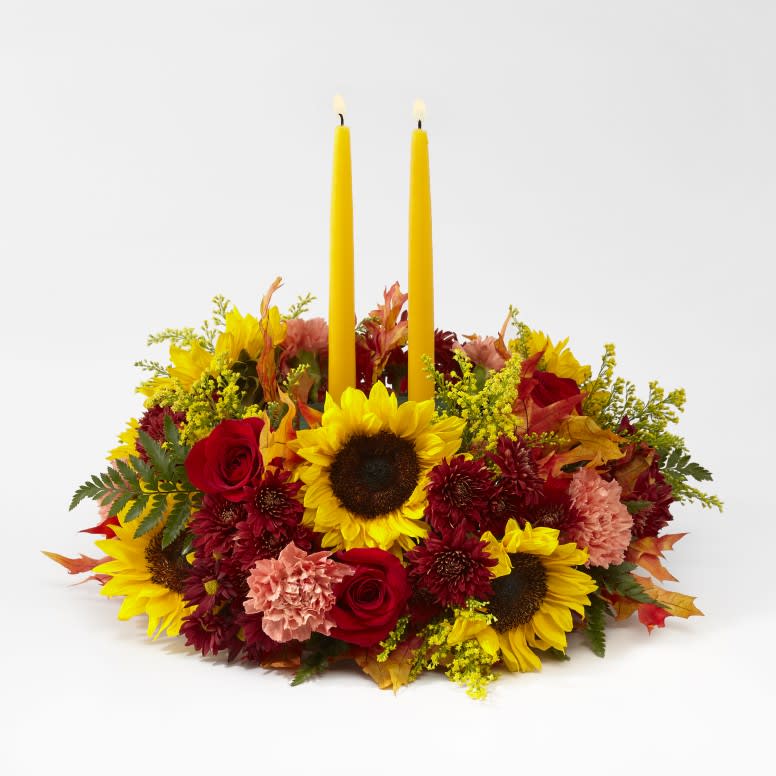 Giving Thanks Candle Centerpiece