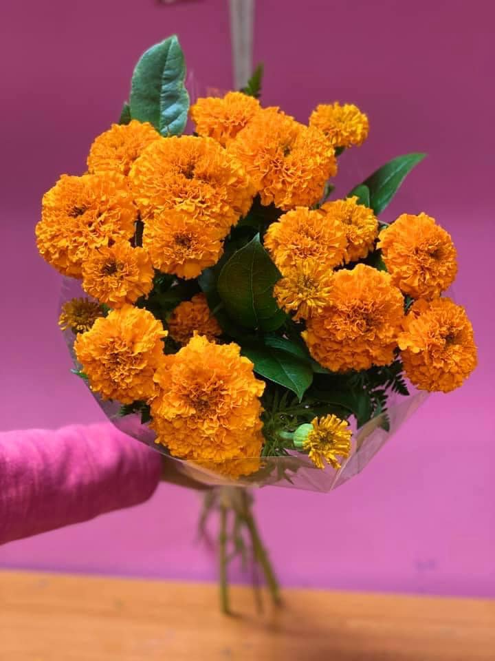 Cempasuchil/ Marigold bouquet Flower Bouquet