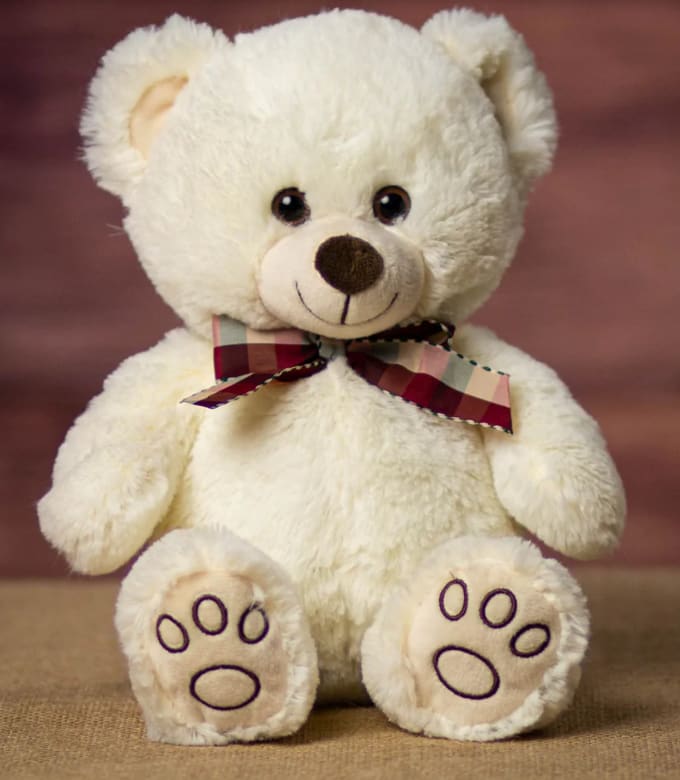 13" Paw Print Teddy Quartet 2