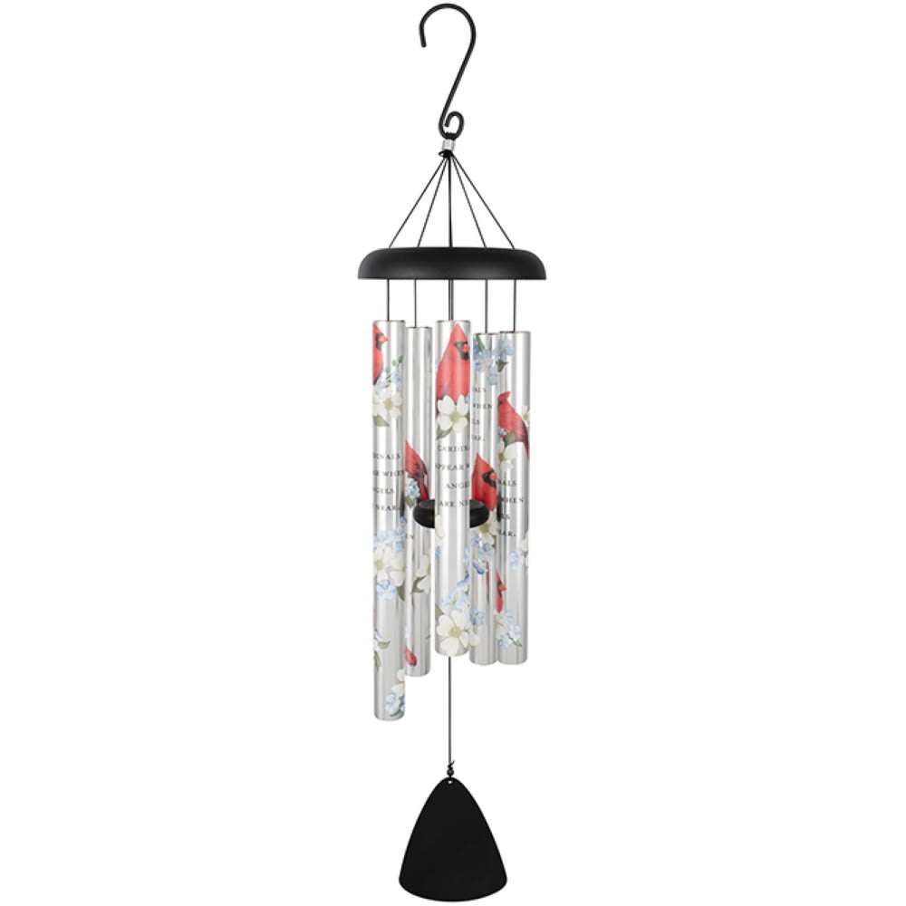 Cardinals Appear 38" Wind Chime