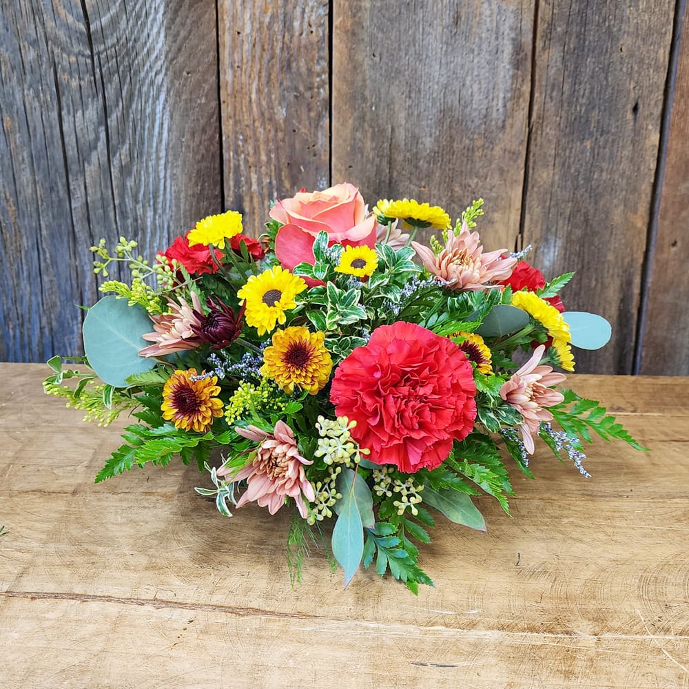 Round Thanksgiving Centerpiece