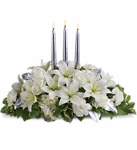 Silver Elegance Centerpiece
