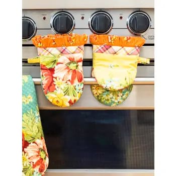 Tuscan Patchwork Mini Mit set of 2