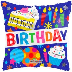 Birthday Candles & Cake Balloon Item #15435-18