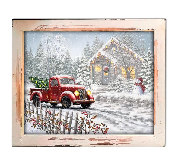 Special Delivery - Lighted Shadow Box