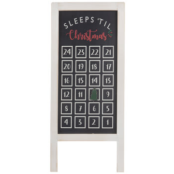 Sleeps 'Til Christmas Easel Flower Bouquet