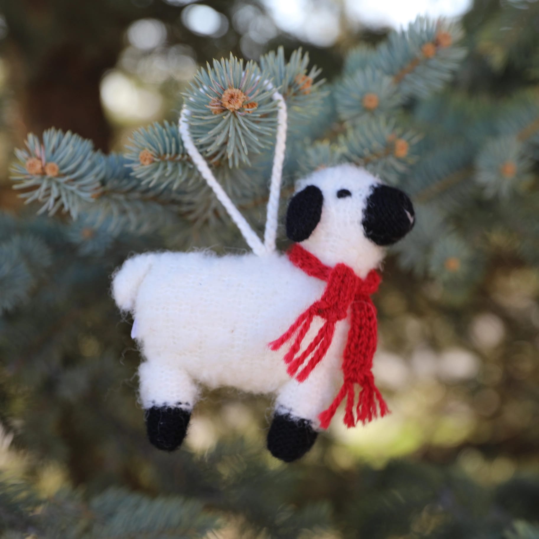 Lamb Ornament Flower Bouquet