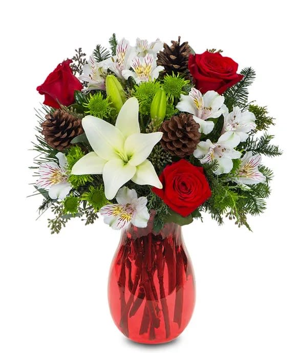 Under the Mistletoe Bouquet Flower Bouquet