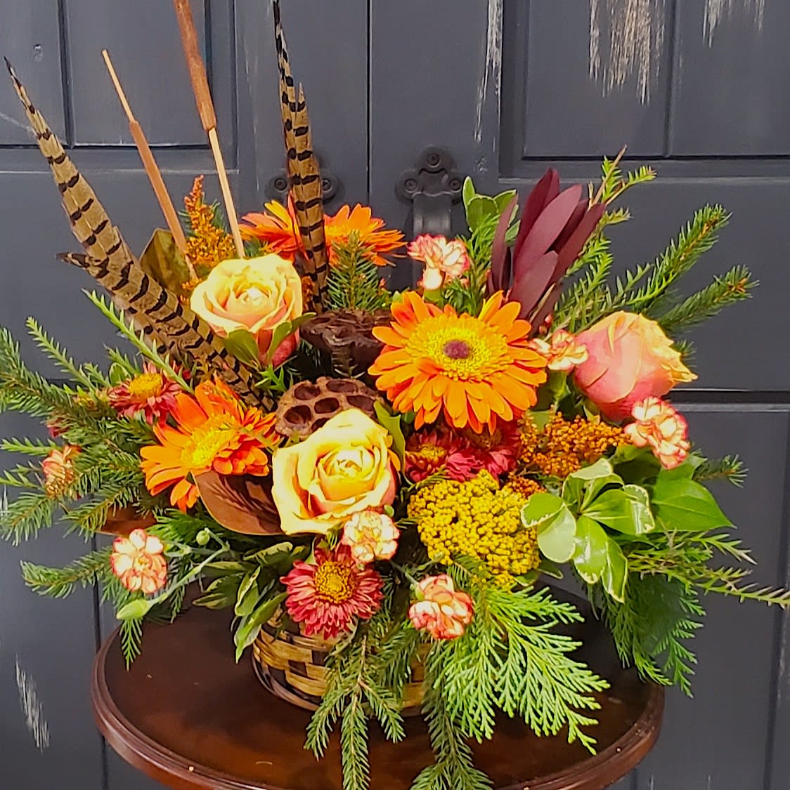 Proud Hunter Table Arrangement Flower Bouquet